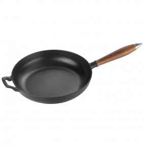 Сковорода 24 см с деревянной ручкой черная  Staub "STAUB" / 233884