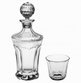 Набор для виски 7 предметов (графин 850 мл + 6 стаканов по 300 мл)  Crystal Bohemia "Old fashion" / 104275