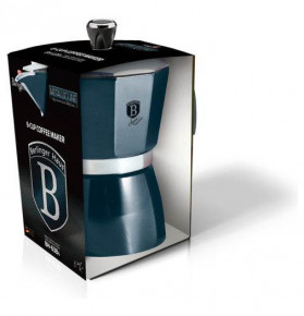 Гейзерная кофеварка на 6 чашек  Berlinger Haus "Aquamarine Edition" / 280699