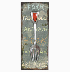 Картина 60 х 25 х 4,5 см  P.L. Proff Cuisine "Fork" / 315232