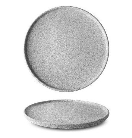Тарелка 20 см 1 шт неглазурованная  G.Benedikt &quot;Optimo granit /Светло-серый&quot; / 276701