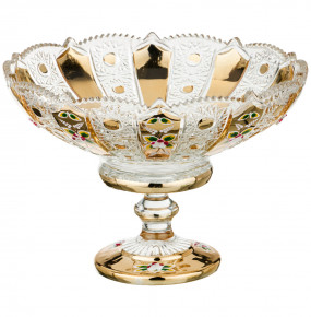 Фруктовница 25 х 17 см н/н "LEFARD GOLD GLASS" / 187583