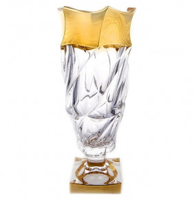Ваза для цветов 38 см н/н  UNION GLASS "Фламенко /Матовое золото 1" / 146567