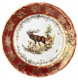 Набор тарелок 19 см 6 шт  МаМ декор "Фредерика /Охота красная" / 053376