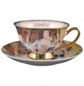Набор чайных пар 190 мл 6 шт  Royal Classics "Дама" / 091835
