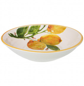 Тарелка 22 см 1 шт глубокая  Ceramica Cuore "Limoni" / 228061