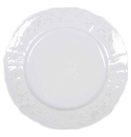 Набор тарелок 21 см 6 шт  Thun &quot;Бернадотт /Платиновый узор&quot; / 012450