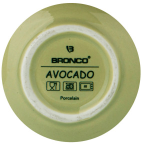 Салатник 12 х 6 см 300 мл зелёный  Bronco "Avocado" (4шт.) / 298384