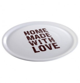 Тарелка для пиццы 33 см коричневая "Tescoma /HOME MADE WITH LOVE" / 145611