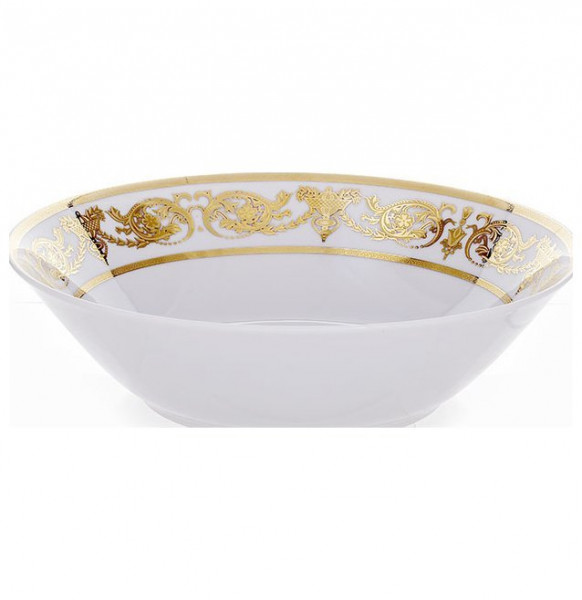 Набор салатников 19 см 6 шт  Bavarian Porcelain &quot;Александрия /Золотой узор на белом&quot; / 090888