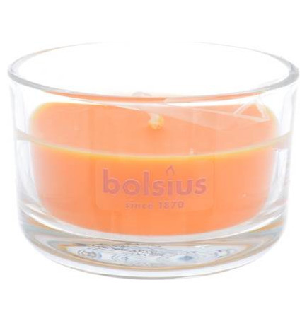 Свеча ароматическая 5 х 8 см в стекле &quot;True scents /Манго /Bolsius&quot; (время горения 13 ч) / 262609