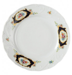 Набор тарелок 21 см 6 шт  Bohemia Porcelan Moritz Zdekauer 1810 s.r.o. "Лиана /Синеглазка" / 051003