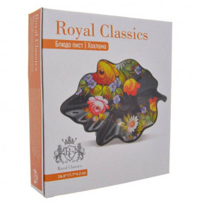 Блюдо 26,6 х 17,7 х 4,2 см Лист  Royal Classics "Хохлома" / 277706