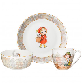 Детский набор посуды 3 предмета  LEFARD "Fashion princess" / 252081