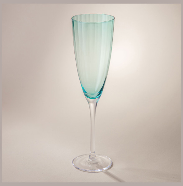 Бокалы для шампанского 290 мл 2 шт  LEFARD &quot;Mirage emerald&quot; / 343529