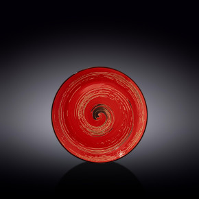 Тарелка 18 см красная  Wilmax "Spiral" / 261546