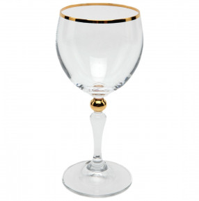 Бокалы для белого вина 200 мл 6 шт  Crystalex CZ s.r.o. "Кармен /Отводка золото" / 005592