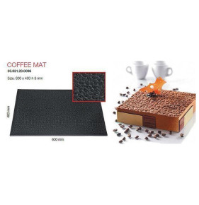Коврик кондитерский для создания тексуры 40 х 60 см  Silikomart "COFFEE MAT"  / 316729