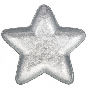 Блюдо 17 х 17 см Звезда  АКСАМ "Star silver shiny" / 226071