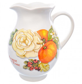 Кувшин для воды 1,95 л  Artigianato Ceramico by Caroline "Artigianato ceramico /Апельсин и роза" / 228264