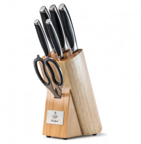 Набор кухонных ножей 7 предметов на подставке  Taller "Стратфорд /TalleR" / 229637