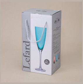 Бокалы для шампанского 290 мл 2 шт  LEFARD "Mirage grey" / 343527