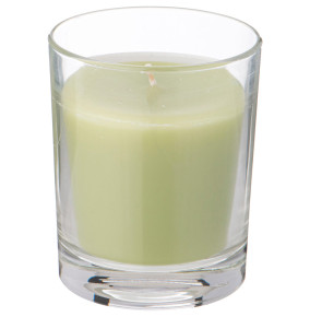 Свеча 9 х 7,5 см в стакане аромазизированная оливковая / 334499