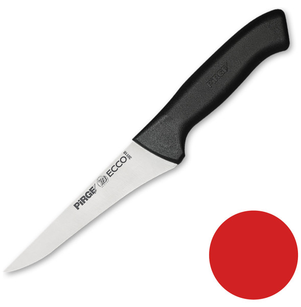 Нож поварской 14,5 см красная ручка  PIRGE &quot;Ecco&quot; / 321681