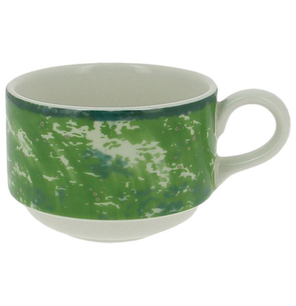 Чайная чашка 230 мл штабелируемая зеленая  RAK Porcelain &quot;Peppery&quot; / 314805
