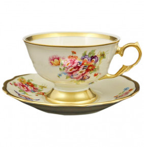 Набор чайных пар 200 мл 6 шт  Sterne porcelan "Аляска /Перла /Полевой цветок /СК" / 125418