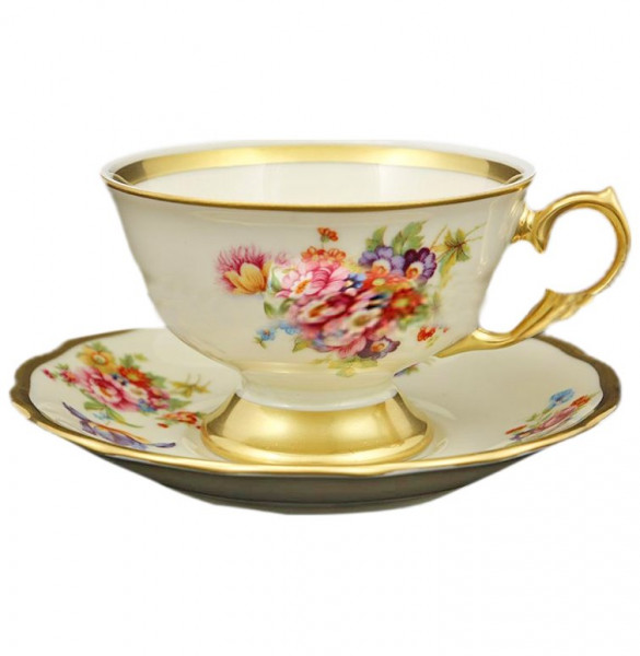 Набор чайных пар 200 мл 6 шт  Sterne porcelan &quot;Аляска /Перла /Полевой цветок /СК&quot; / 125418