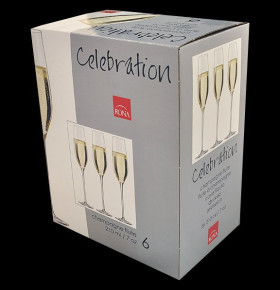 Бокалы для белого вина 360 мл 6 шт  Rona "Celebration /Разноцветные" / 059278