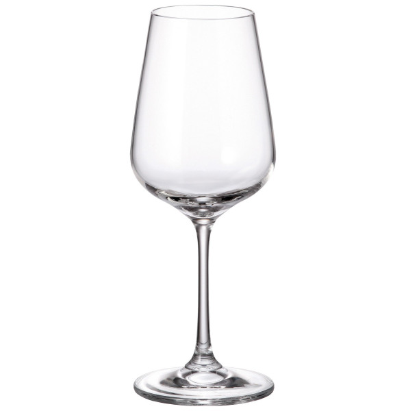 Бокалы для белого вина 360 мл 6 шт  Crystalite Bohemia &quot;Дора /Без декора&quot; / 117101