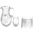 Набор для воды 7 предметов (кувшин 1,9 л + 6 стаканов по 350 мл)  Rona &quot;Европейский декор&quot; / 062087