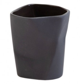 Чашка 110 мл без ручки серая  Cmielow Design Studio "BENT" / 171457