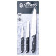 Набор кухонных ножей 3 предмета (шеф 32 см, универсальный 24 см, для овощей 20 см) Agness / 338257