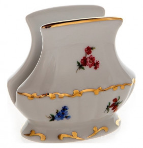 Салфетница  Bavarian Porcelain "Мария-Тереза /Мелкие цветы /Отводка золото" / 114136
