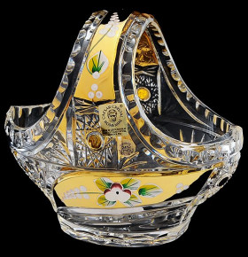 Корзинка 15 см  Aurum Crystal "Хрусталь с золотом" / 035007