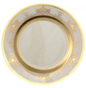 Набор тарелок 17 см 6 шт  Falkenporzellan "Констанц /Сапфир /с золотом" крем. / 043657