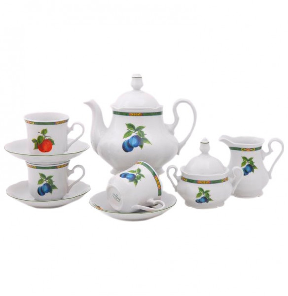 Чайный сервиз на 6 персон 15 предметов  Leander &quot;Мэри-Энн /Фруктовый сад&quot; / 159220