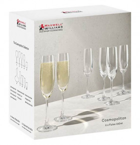 Бокалы для шампанского 160 мл 6 шт  Maxwell & Williams "Cosmopolitan" (подарочная упаковка) / 303832