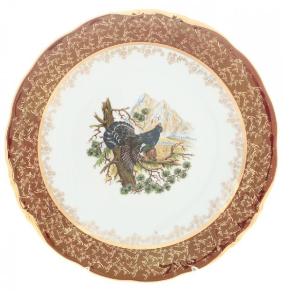 Блюдо 30 см круглое  Sterne porcelan &quot;Фредерика /Охота красная&quot; / 128799