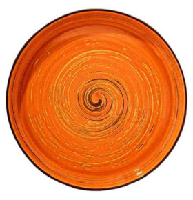 Тарелка 28 см оранжевая  Wilmax "Spiral"   / 327567