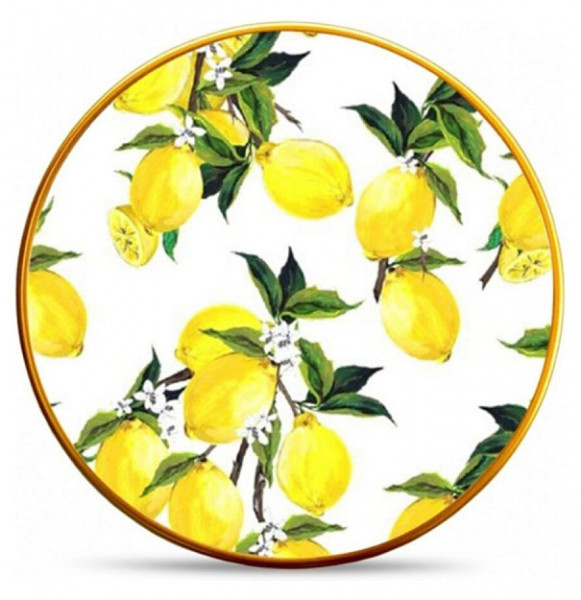 Набор тарелок 21 см 6 шт  Toygar &quot;Lemon White&quot; / 246054