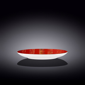 Тарелка 25,5 см красная  Wilmax "Scratch" / 261835