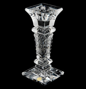 Подсвечник 15,5 см  Aurum Crystal "Хрусталь резной" / 045888