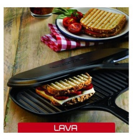 Сковорода 18 х 26 см литая двойная для стейков и сэндвичей "LAVA /ECO" / 154650