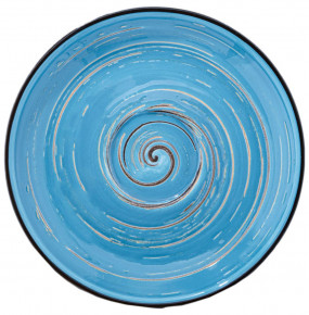 Блюдце 14 см голубое  Wilmax "Spiral" / 261671