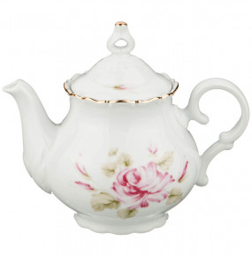 Заварочный чайник 500 мл  Bohemia Porcelan Moritz Zdekauer 1810 s.r.o. "Офелия /Розовая роза"  / 171278