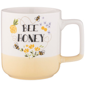 Кружка 370 мл  LEFARD "Flower field /Bee honey" / 335175
